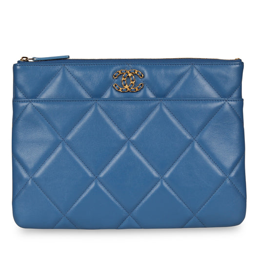 19 Flap Clutch - Royal Blue