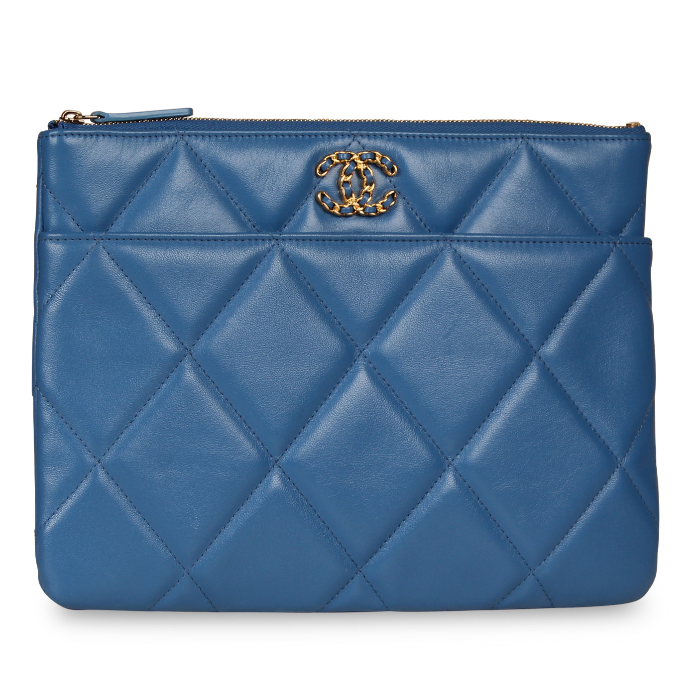 19 Flap Clutch - Royal Blue