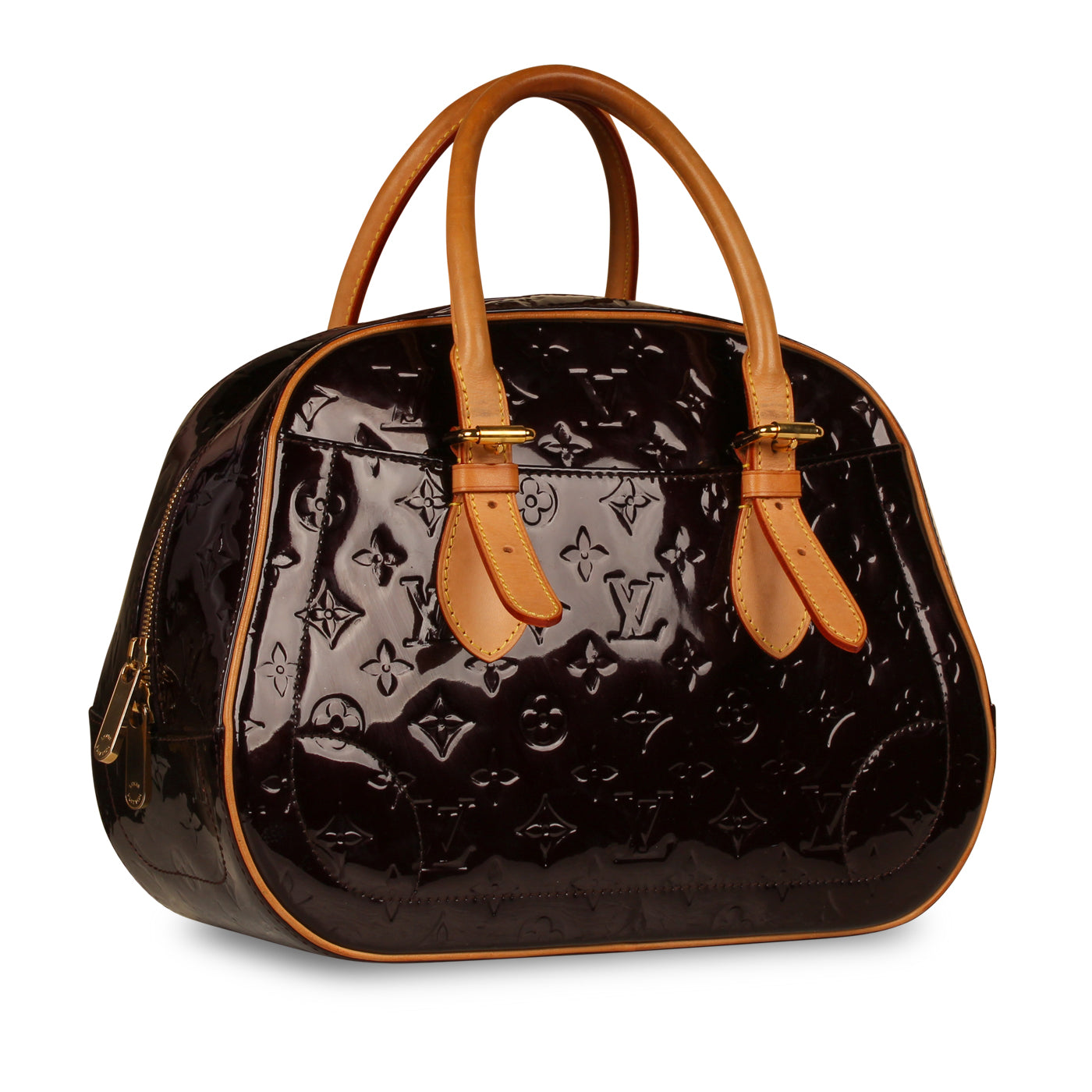 Patent Vernis Bowling Bag