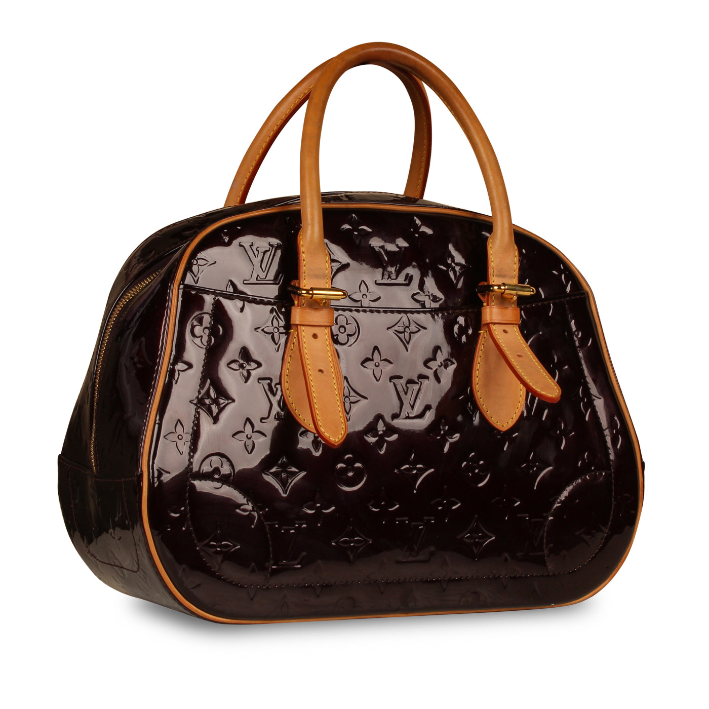 Patent Vernis Bowling Bag