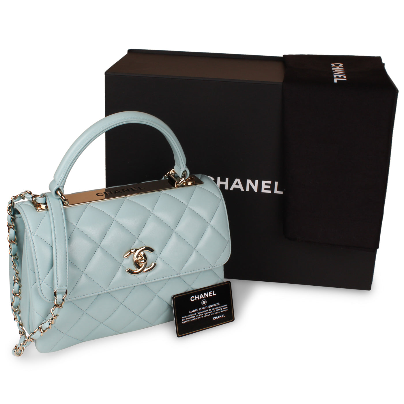 Chanel Trendy CC Flap Bag - Tiffany Blue