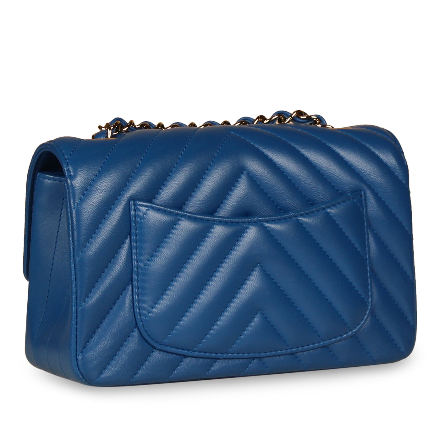 Classic Flap Bag - Mini Rectangular - Blue