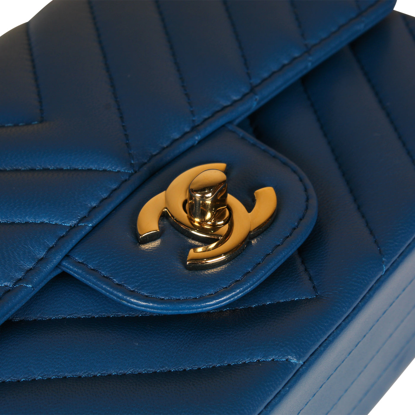 Classic Flap Bag - Mini Rectangular - Blue