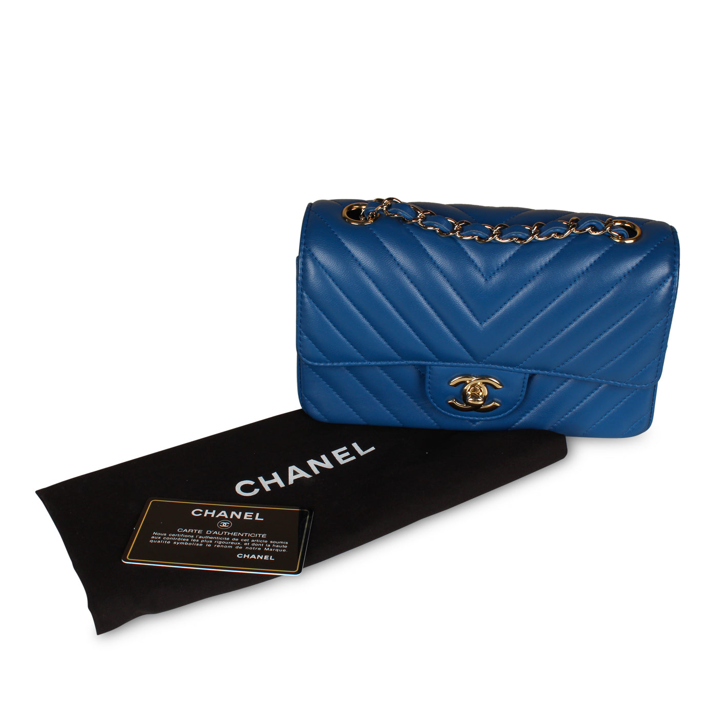 Classic Flap Bag - Mini Rectangular - Blue