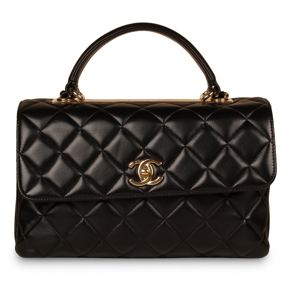 Trendy CC Flap Bag - Medium Black