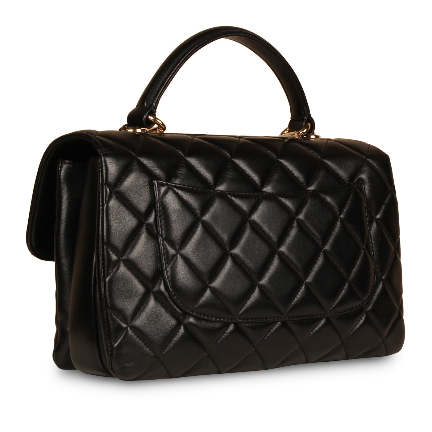 Trendy CC Flap Bag - Medium Black