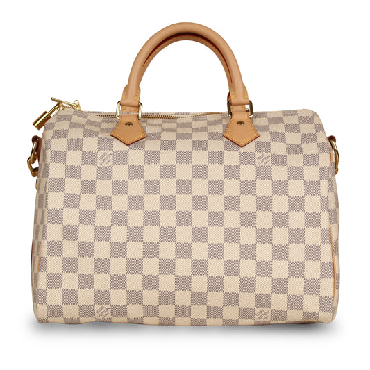 Speedy Bandoulière 30 - Damier Azur