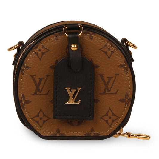 Mini Boite Chapeau Necklace - Reverse Monogram