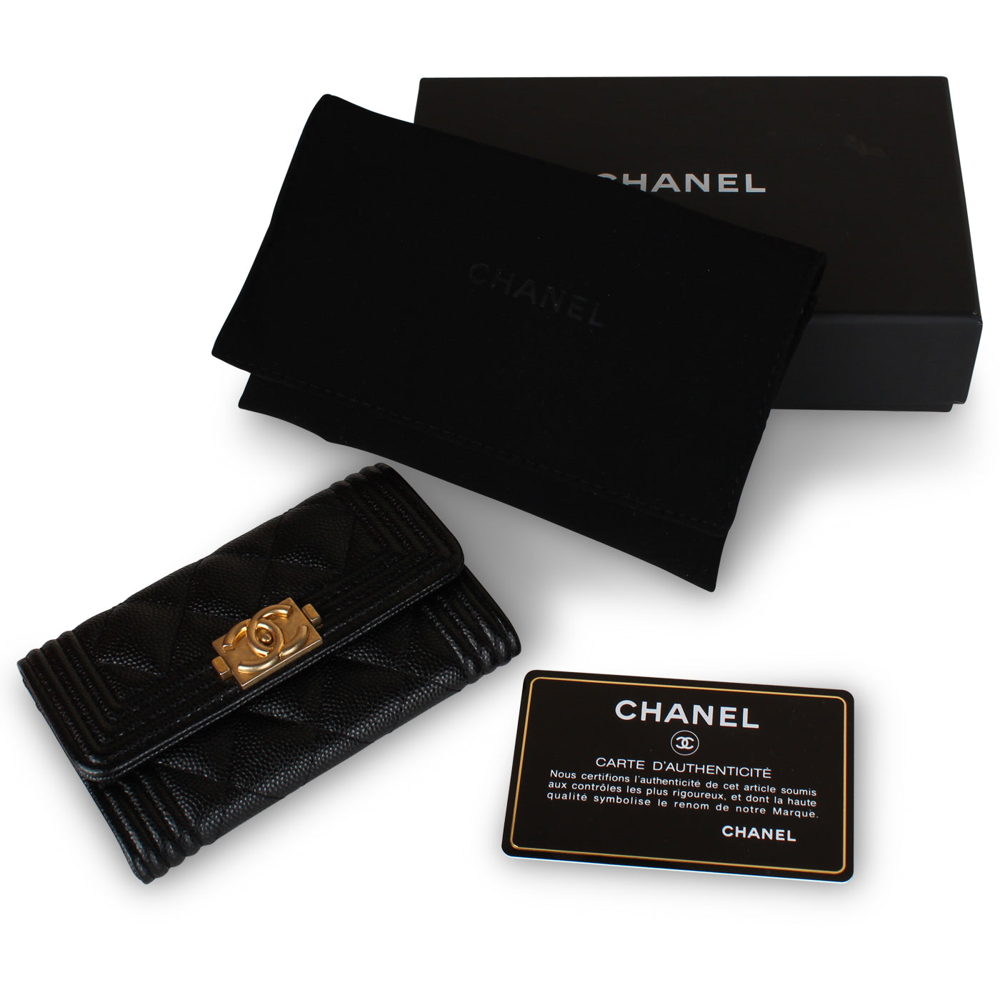 Chanel Boy Coin Flap Purse