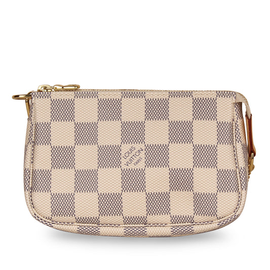 Mini Pochette Accessoires - Damier Azur