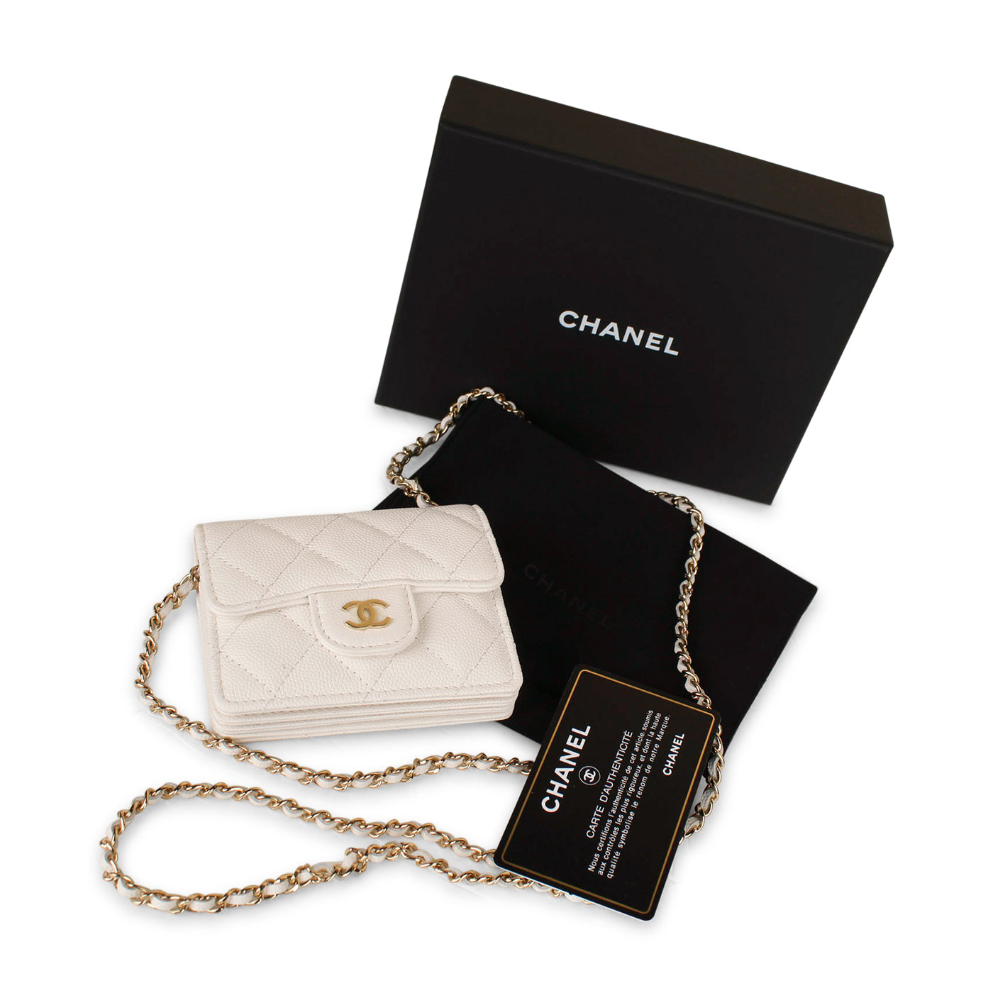 CHANEL Matelasse chain strap card case Product Code2104101893580BRAND  OFF Online Store
