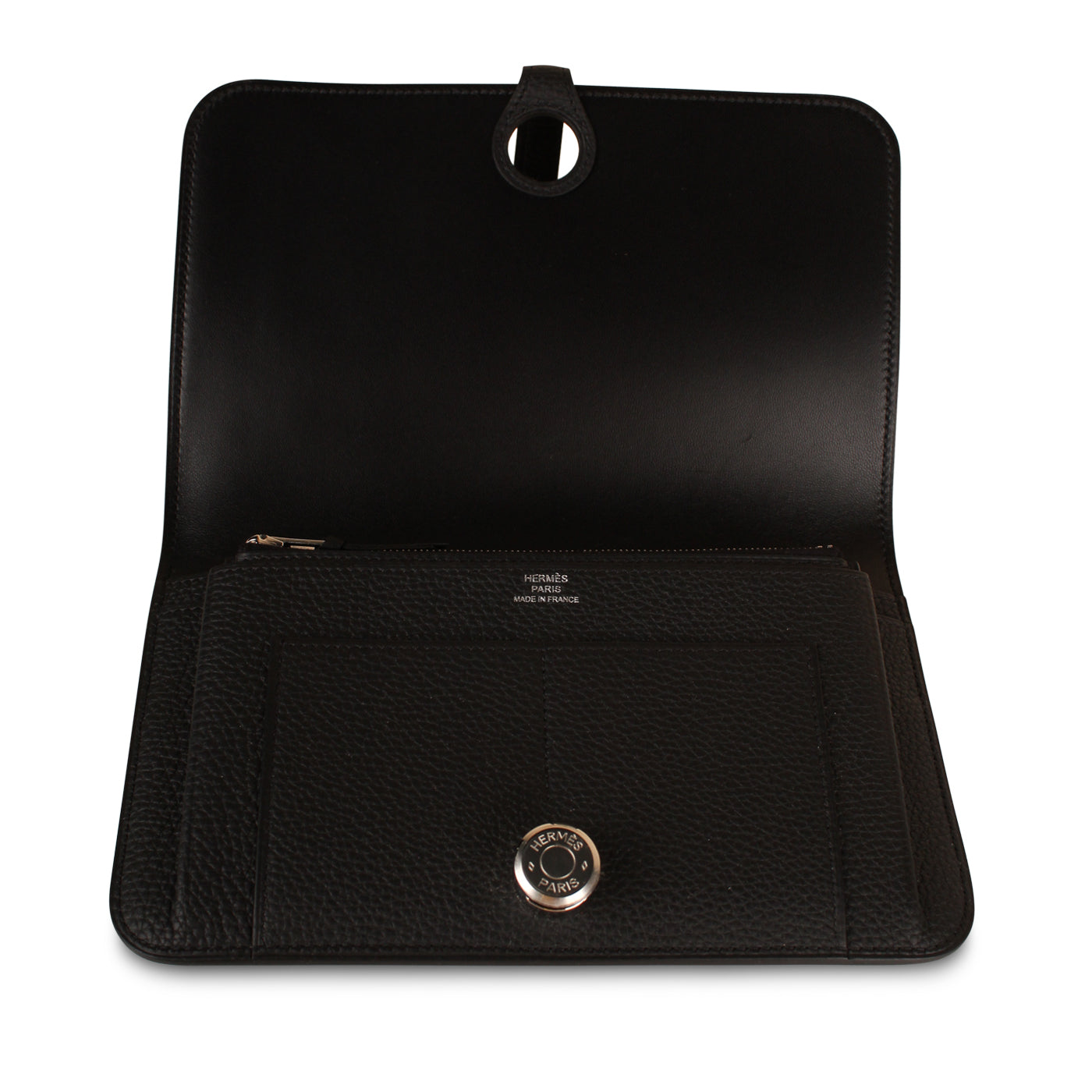 Dogon Duo Wallet - Black Togo