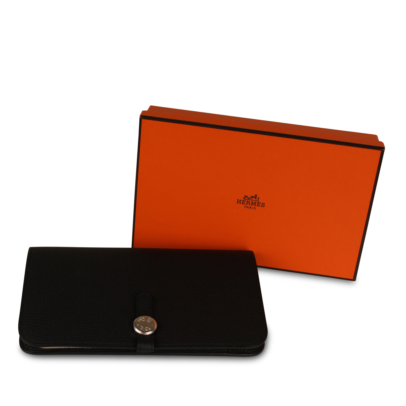 Dogon Duo Wallet - Black Togo