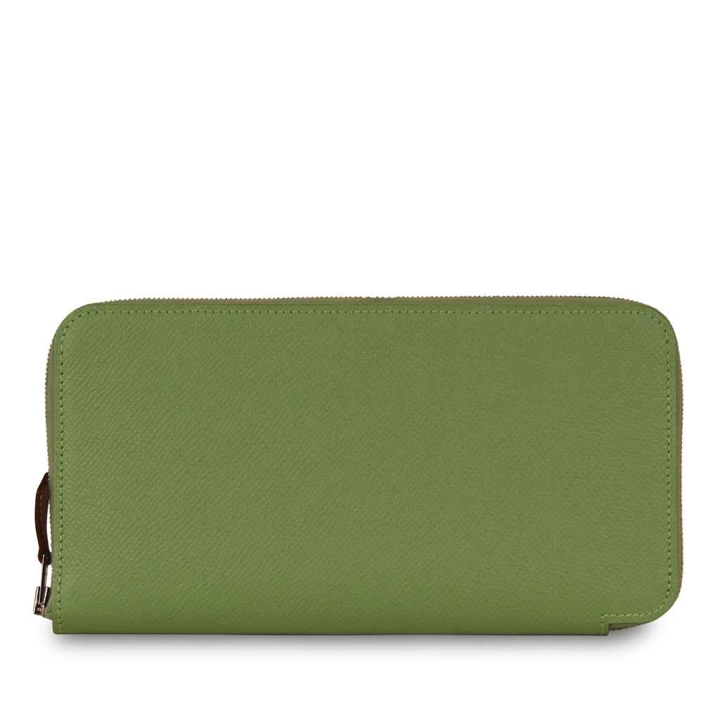 Silk' In Classique Wallet - Vert Criquet
