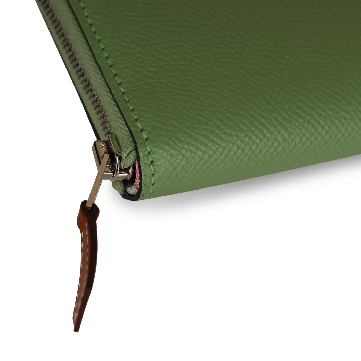 Silk' In Classique Wallet - Vert Criquet