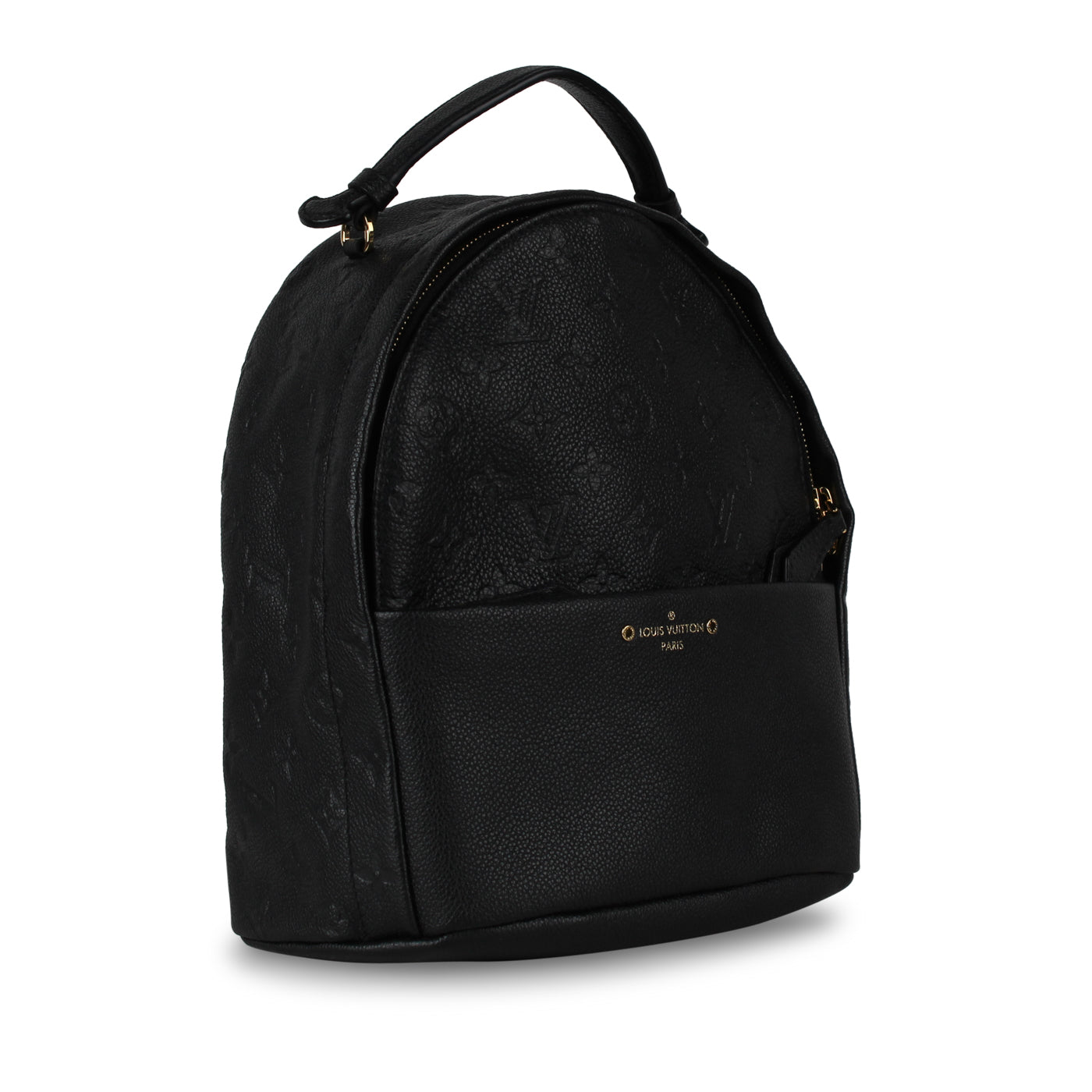 Sorbonne Backpack Black Empreinte Leather