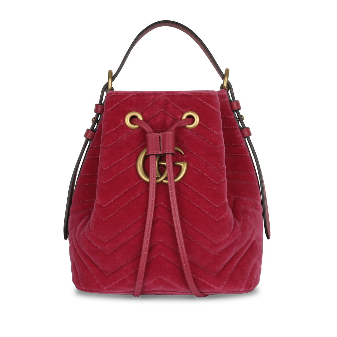 Marmont Bucket - Pink Velvet