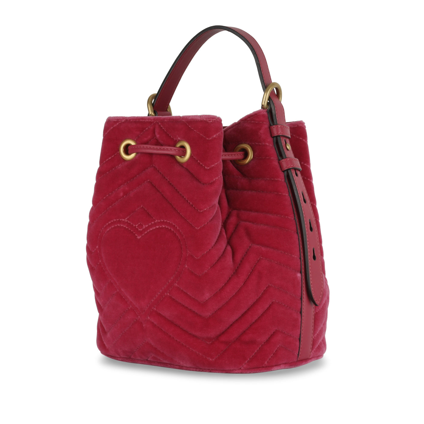 Marmont Bucket - Pink Velvet