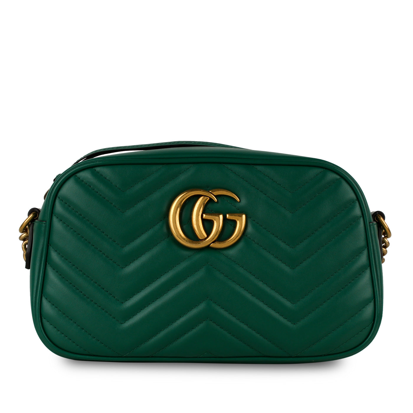 Gucci marmont green discount bag