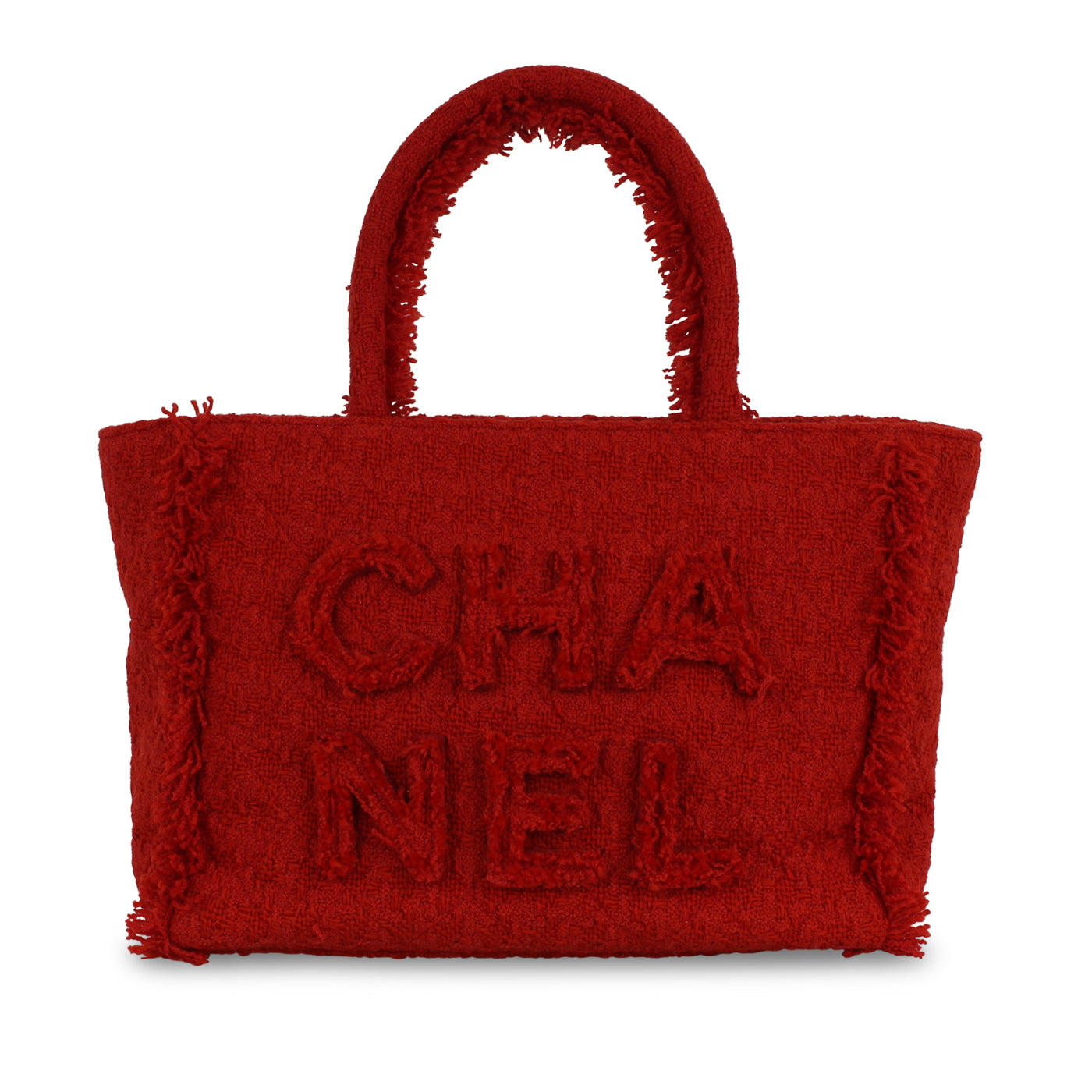 Shopper Tote - Red Tweed