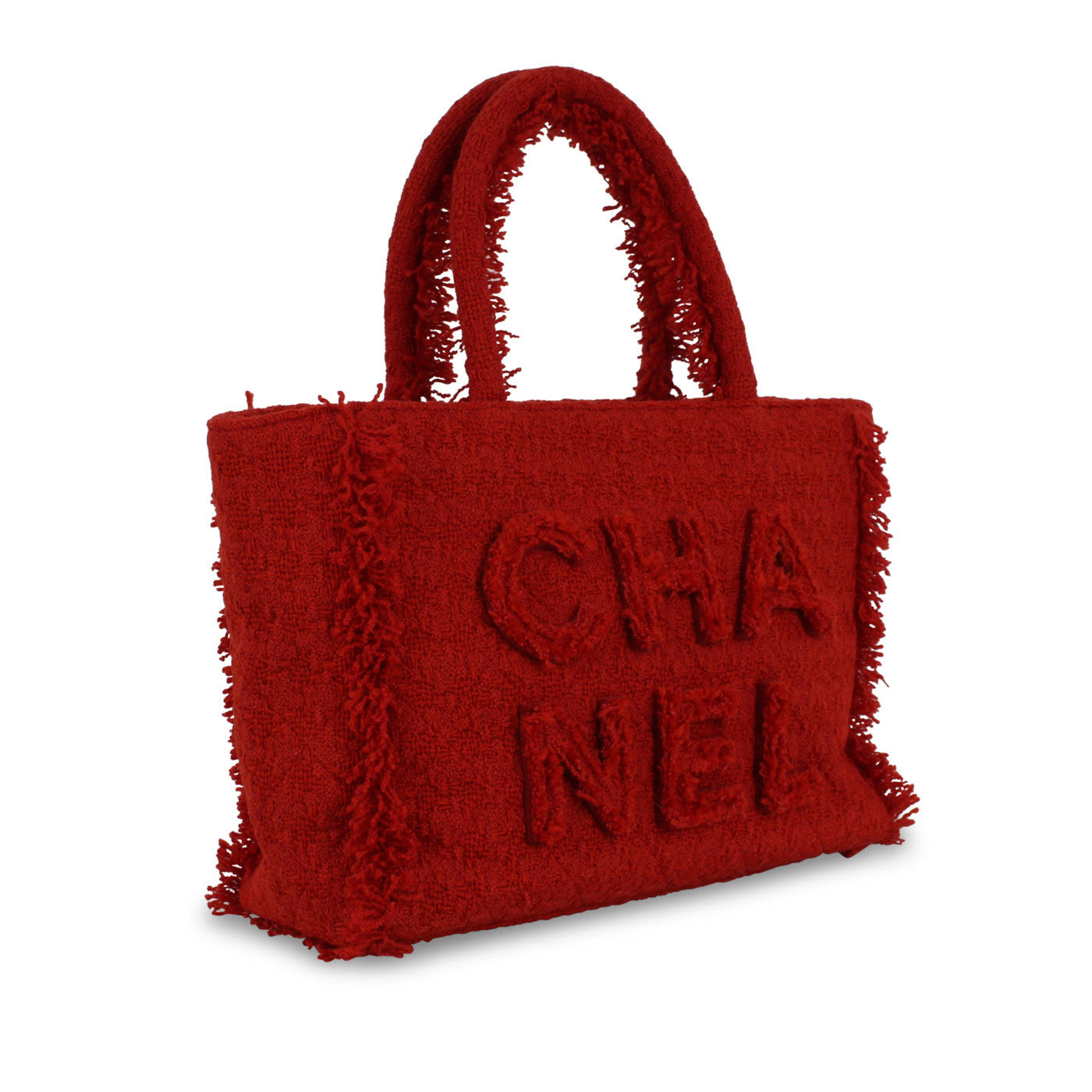 Shopper Tote - Red Tweed