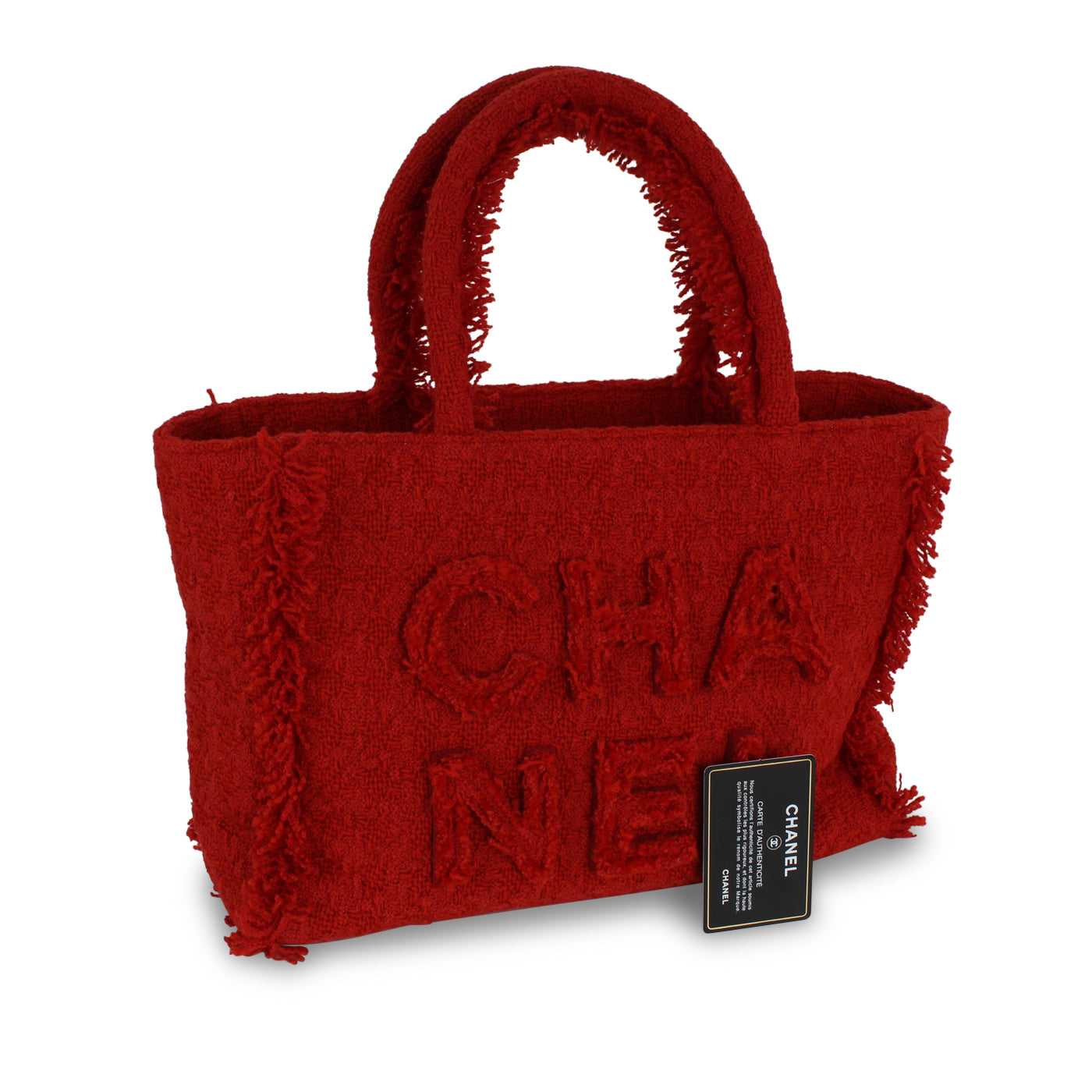 Shopper Tote - Red Tweed