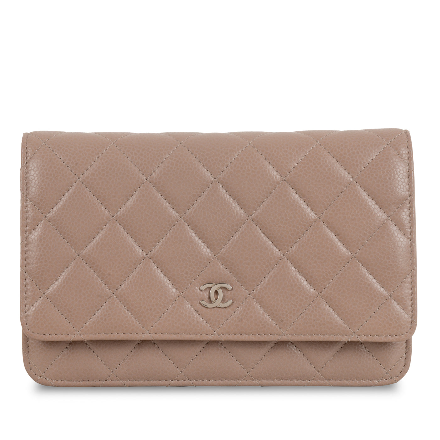 Chanel - Wallet on Chain - Nude - Pre Loved