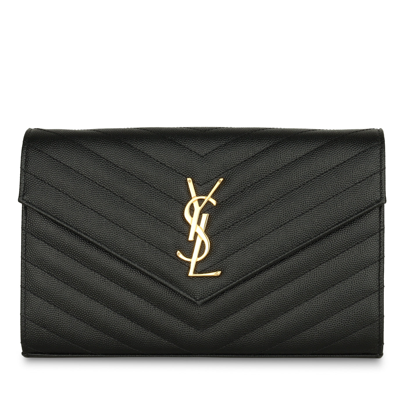 Envelope Chain Wallet - Black