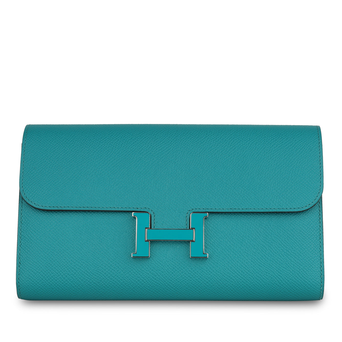 Constance Wallet - Bleu Paon