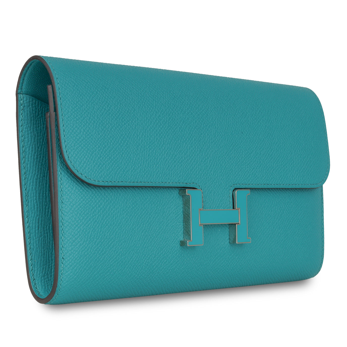 Constance Wallet - Bleu Paon