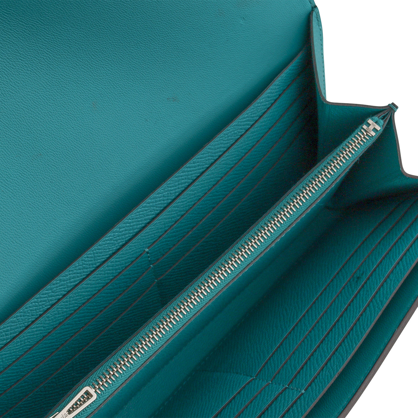 Constance Wallet - Bleu Paon