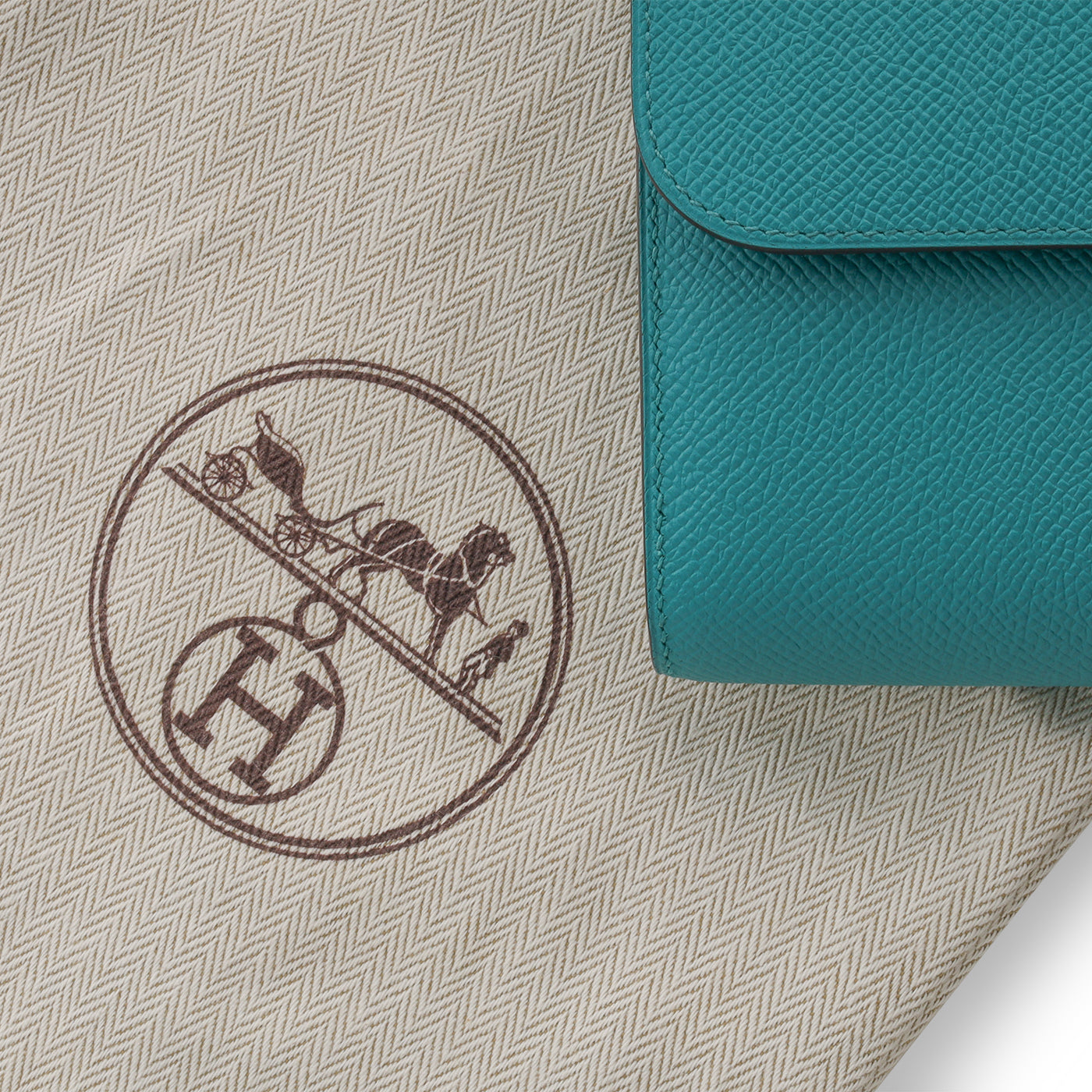 Constance Wallet - Bleu Paon