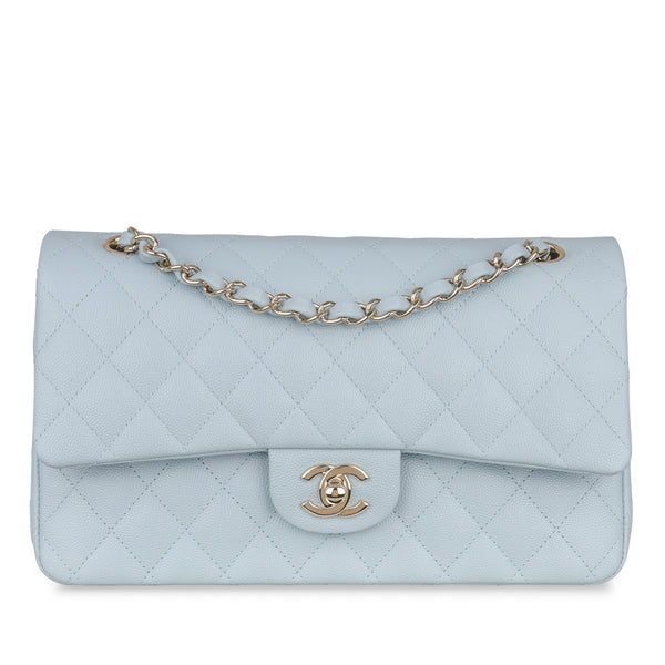Chanel classic mini rectangular bag blue caviar | Vintage-United