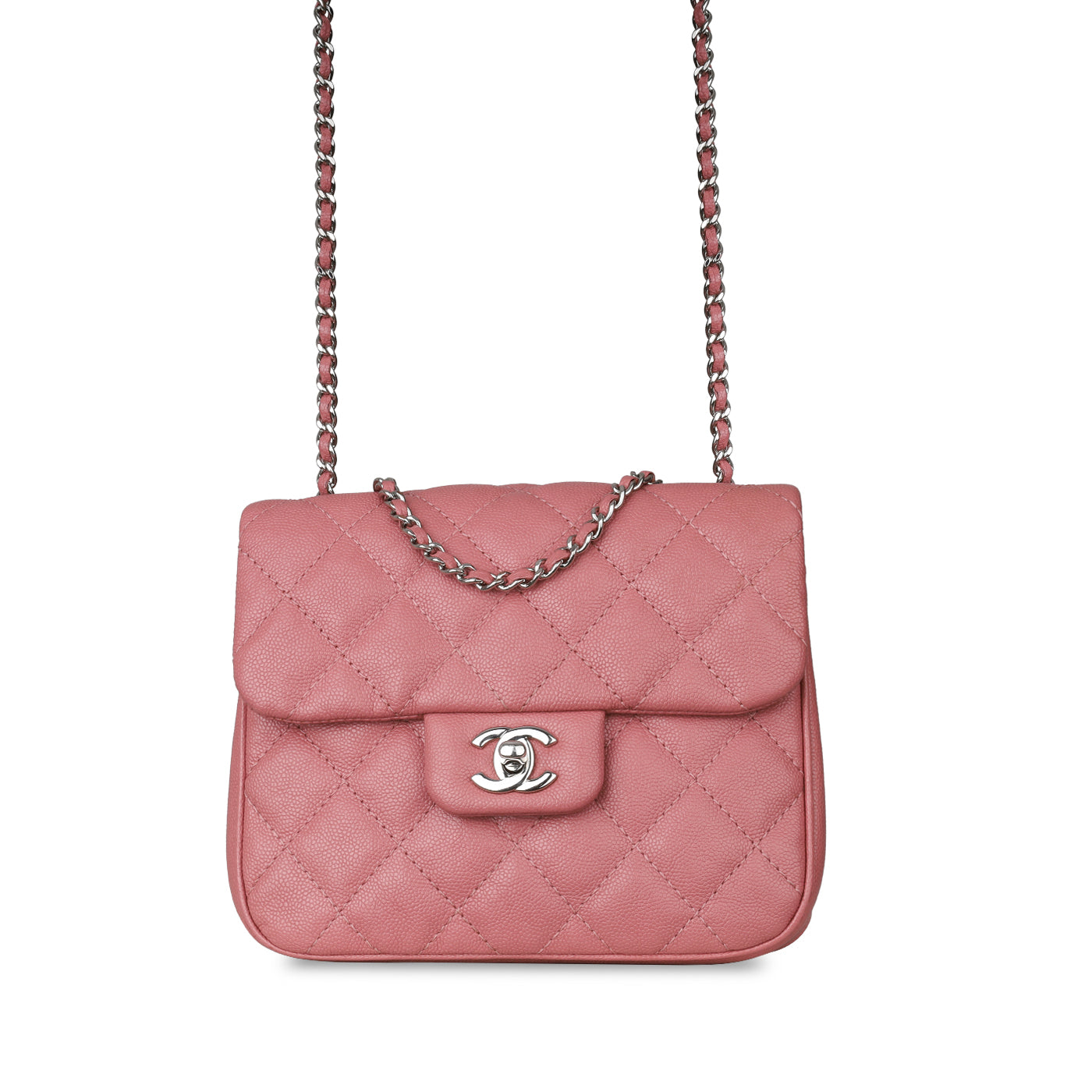 Seasonal Flap Bag - Pink Caviar