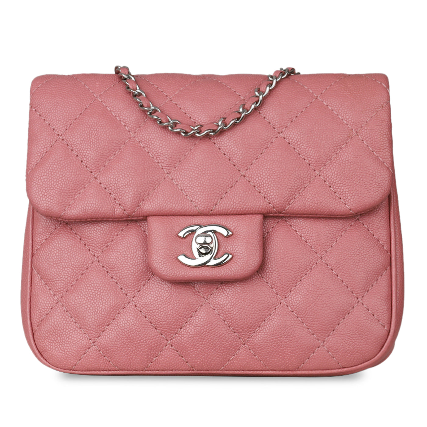 Seasonal Flap Bag - Pink Caviar