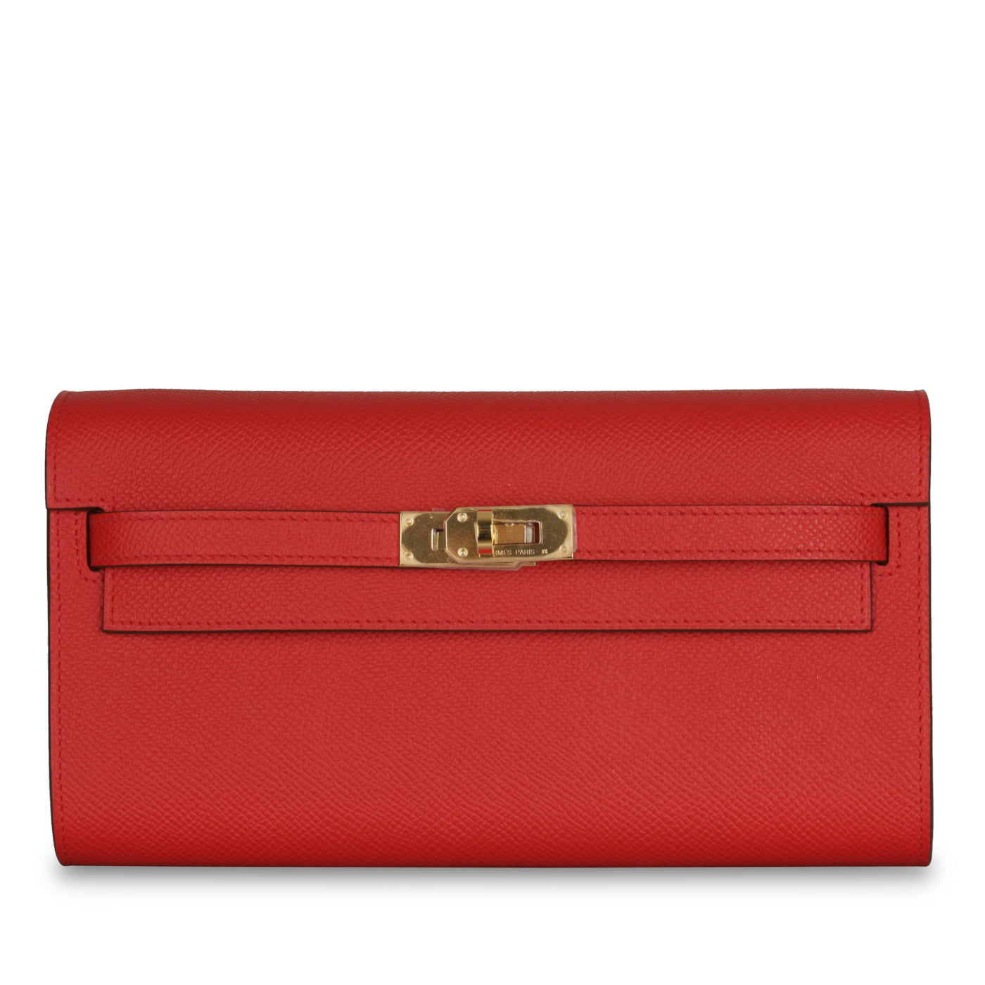 Kelly To Go Wallet - Rouge Tomate Epsom
