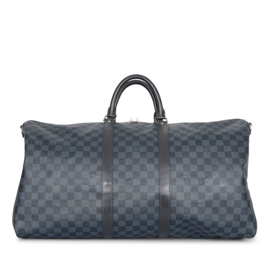 Keepall 55 - Damier Cobalt