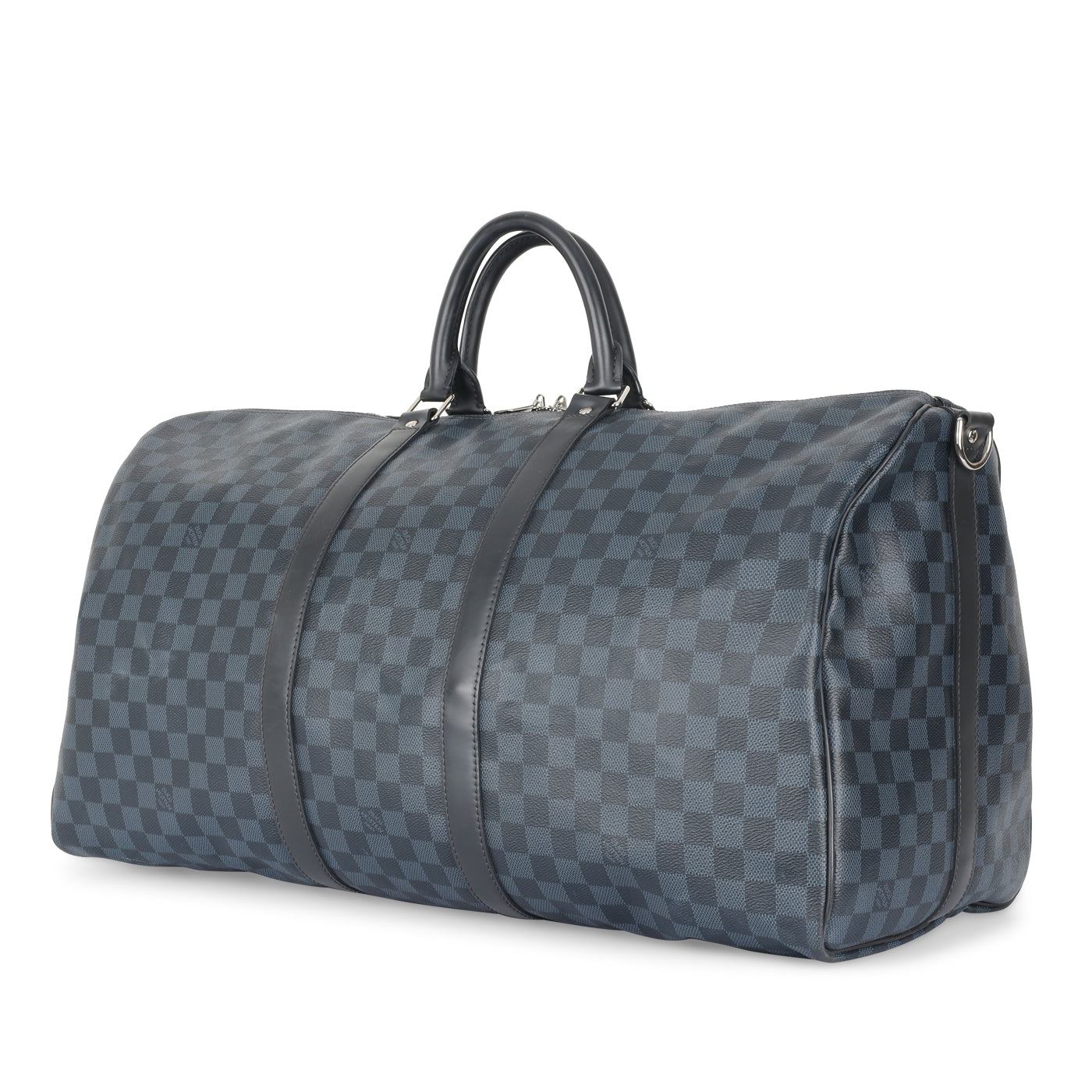 Keepall 55 Bandouliere Damier Cobalt – Keeks Designer Handbags