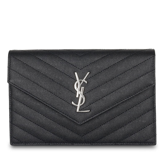 Envelope Chain Wallet - Black