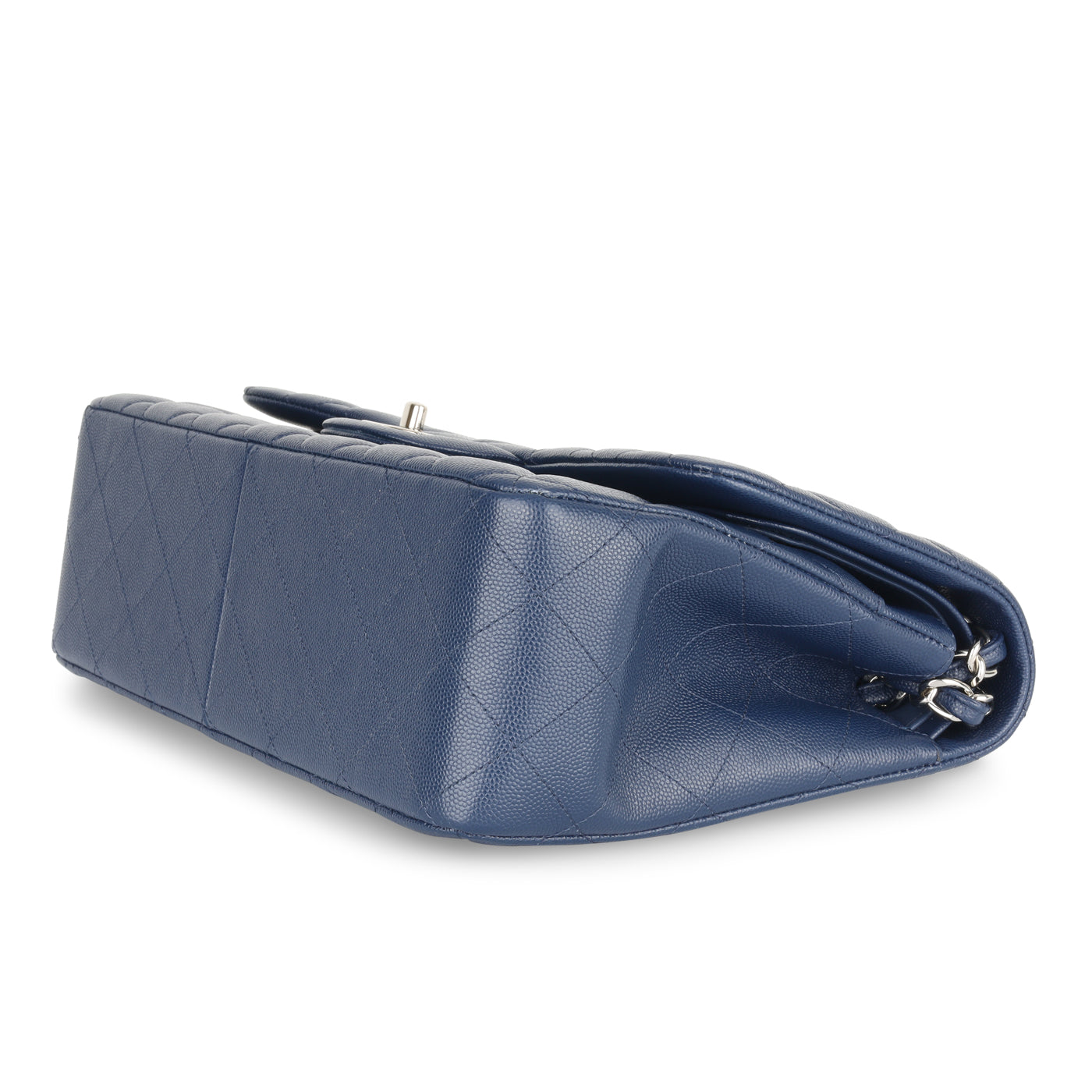 Jumbo Classic Flap Bag - Navy