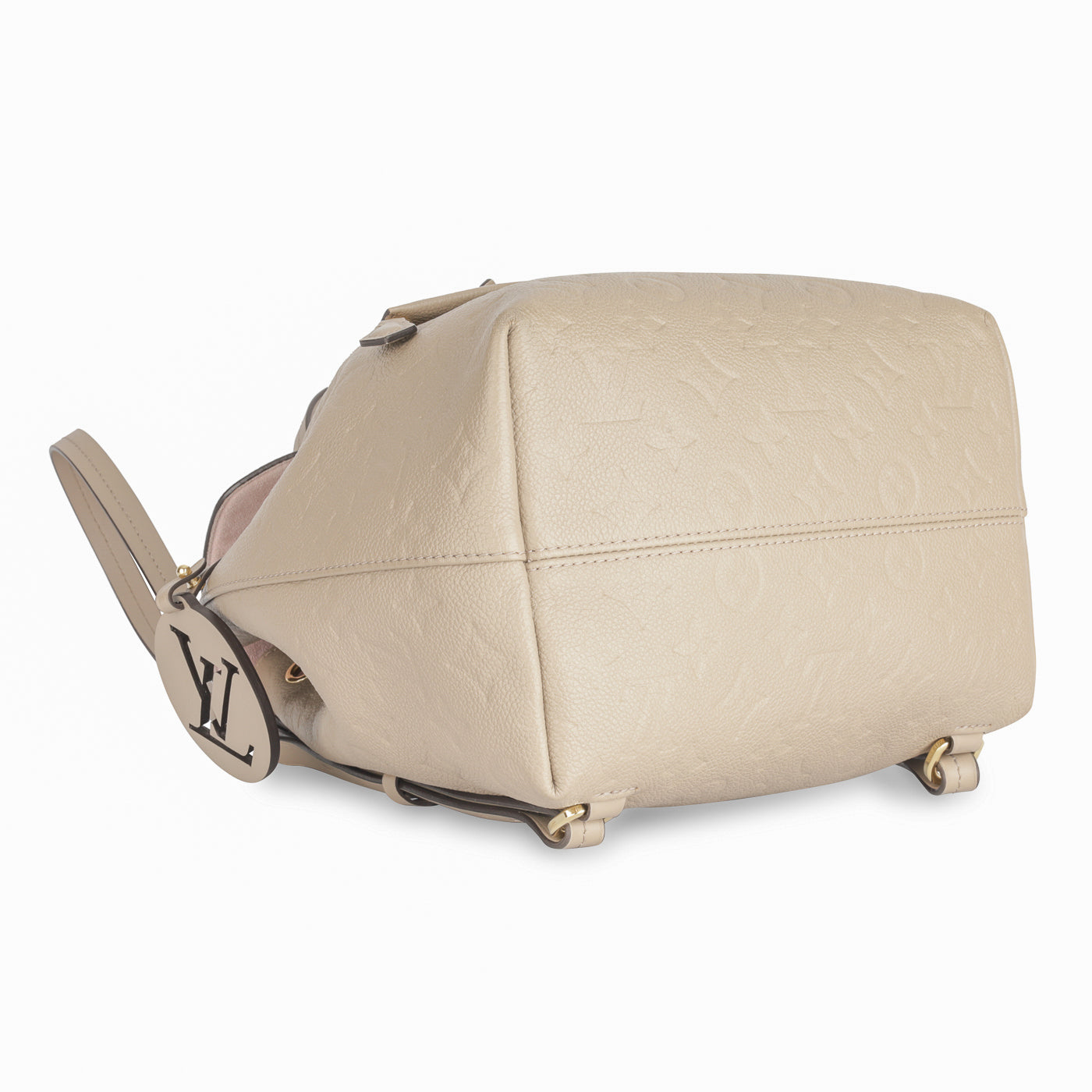 Montsouris cloth backpack Louis Vuitton Beige in Cloth - 32499201