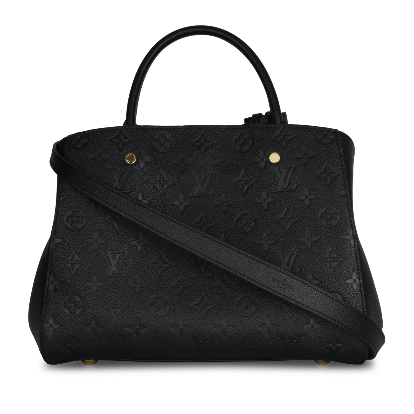 Louis Vuitton Montaigne MM Empreinte Noir Black Bag – Bagaholic