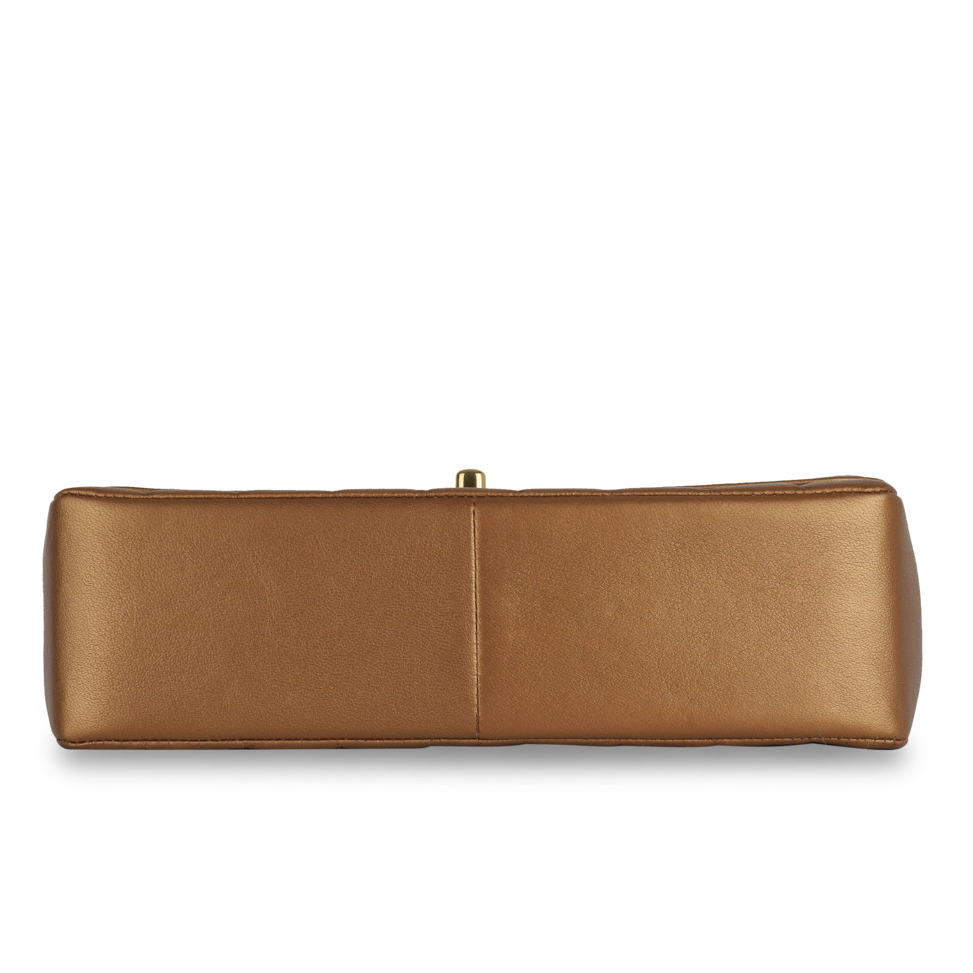 Vertical Flap Bag - Bronze