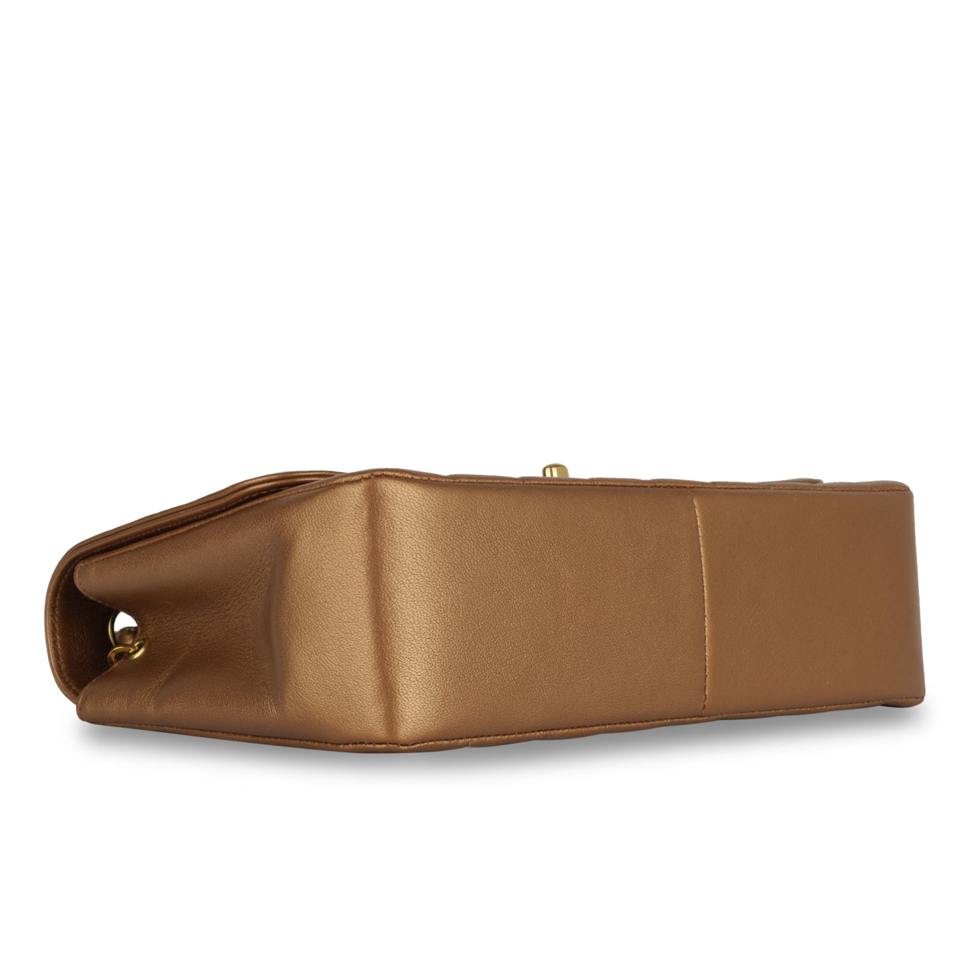 Vertical Flap Bag - Bronze