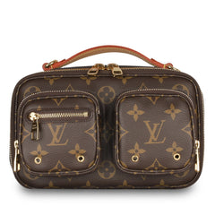 Louis Vuitton Chain It Monogram Canvas Shoulder Bag Black Crossbody Bag  LV-B1111P-0004