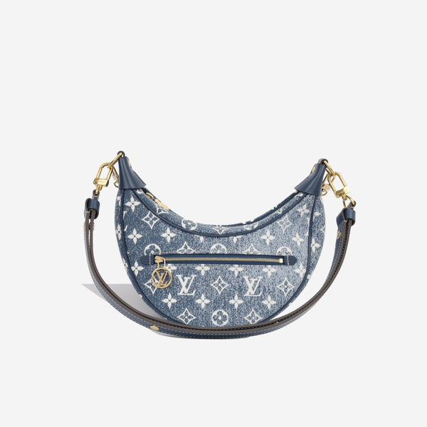 Louis Vuitton, Bags, Discontinued Crossbody Denim Louis Vuitton Baggy