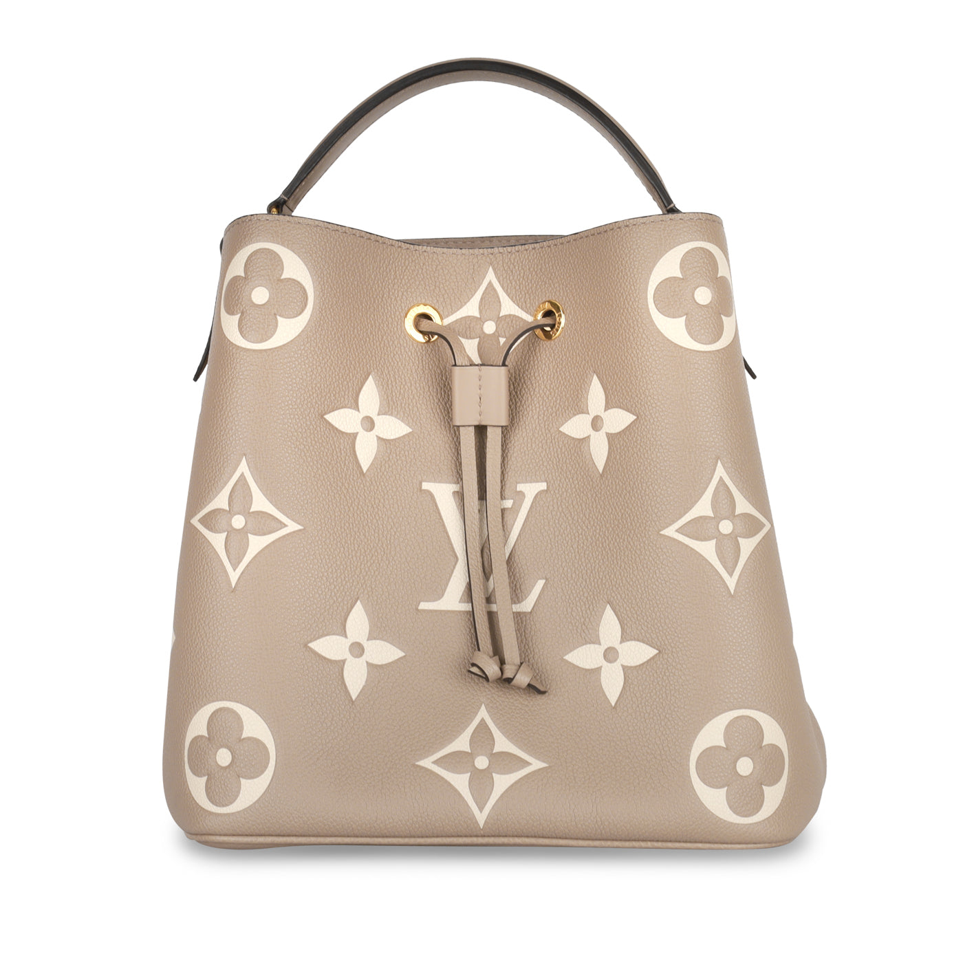 Louis Vuitton - NeoNoe Bucket Bag - Tourterelle/Créme Empreinte - GHW -  Immaculate