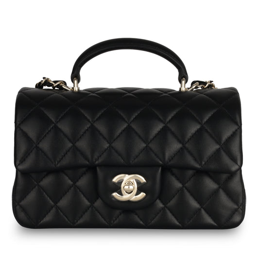 Classic Flap Bag - Mini Rectangular Top Handle