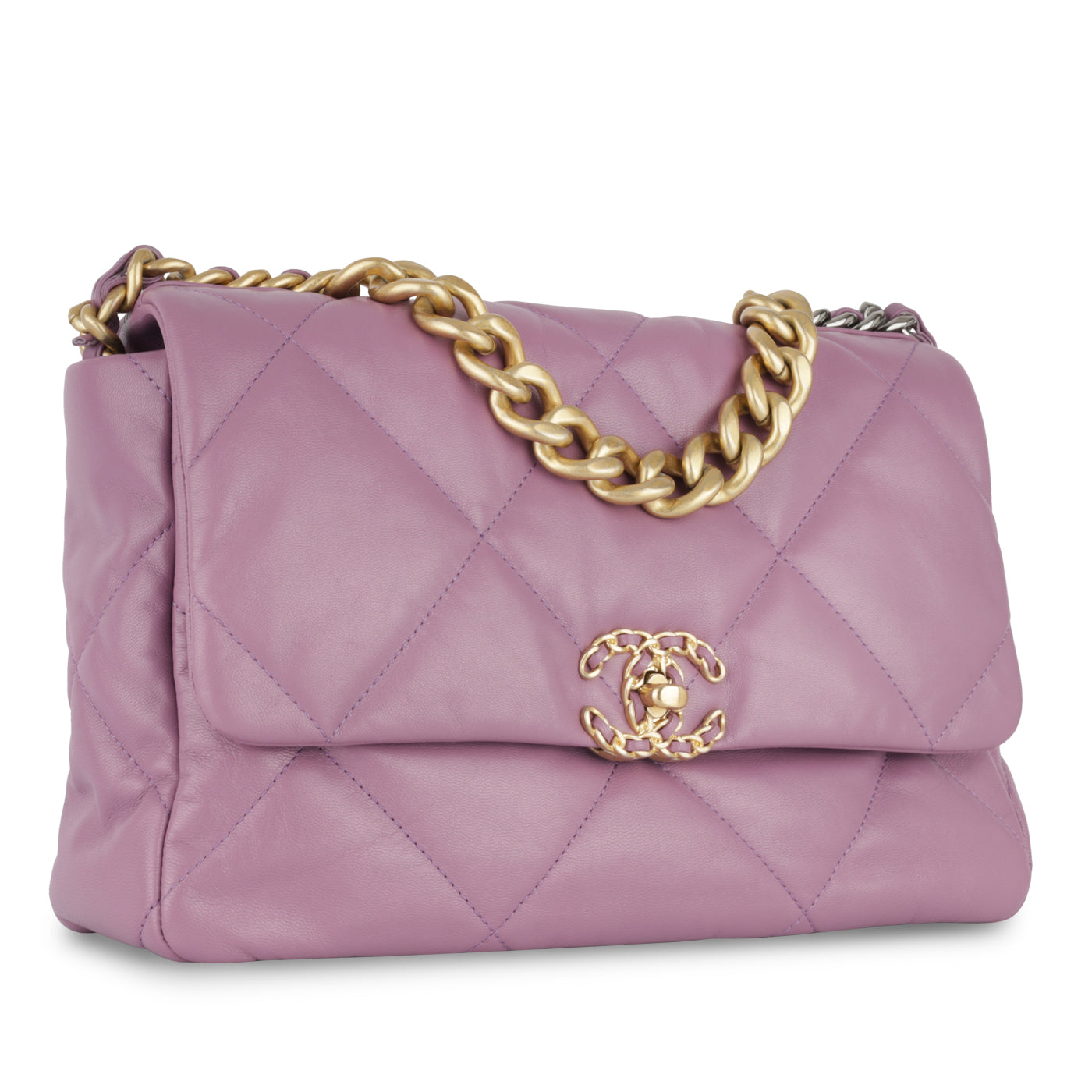 Chanel - Chanel 19 Large - Lilac - Pre Loved – Bagista