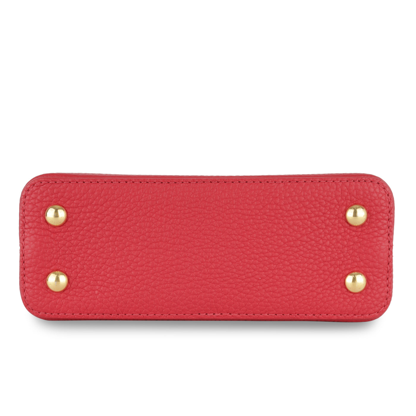 Capucines Mini handbag Griotte Red Honey